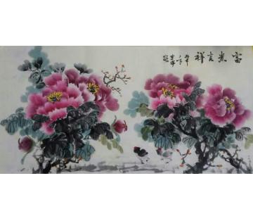 李建亭国画花鸟富贵吉祥字画之家