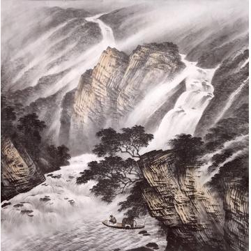 马骏国画山水马骏山水画作字画之家