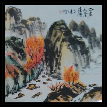 王宝安国画山水王宝安山水画作字画之家