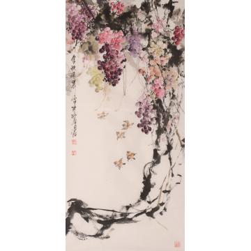 赵洪新国画花鸟金秋硕果字画之家