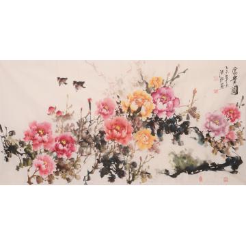 赵洪新国画花鸟富贵图字画之家