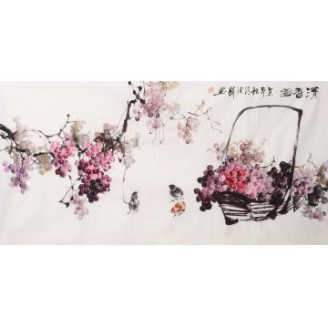 赵洪新国画花鸟清香图字画之家