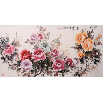 赵洪新国画花鸟花开富贵图字画之家