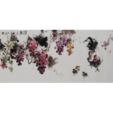 赵洪新国画花鸟硕果字画之家