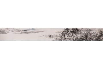 李家明国画山水湖山平远字画之家