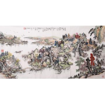 朱德强国画山水无题字画之家