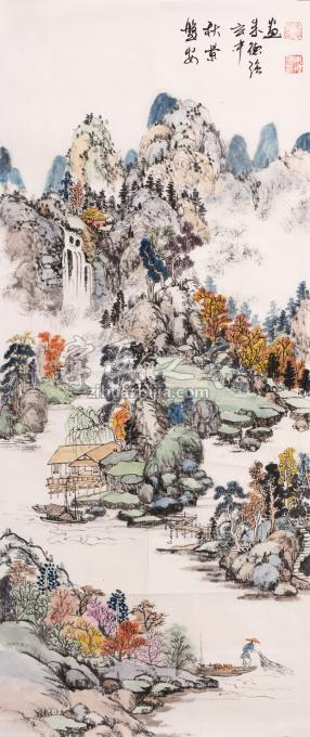 国画家朱德强字画之家