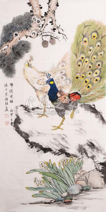 国画家朱德强字画之家