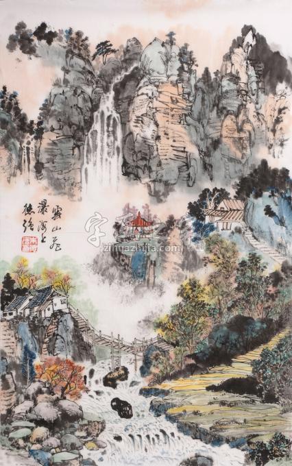 国画家朱德强字画之家