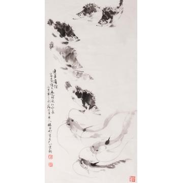 杨德利国画花鸟连年有余字画之家