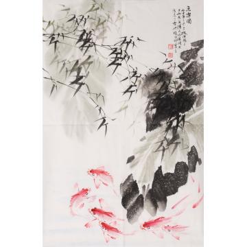杨德利国画花鸟鱼乐图字画之家