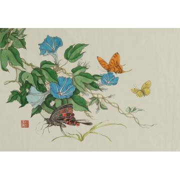 施瑞康国画花鸟蝶字画之家