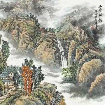 方道平国画山水山居神韵字画之家