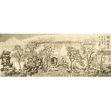 王仲良国画山水耦园胜景字画之家