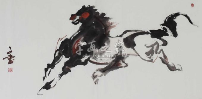 史子书国画动物奔马图字画之家 史子书国画动物奔马图字画之家