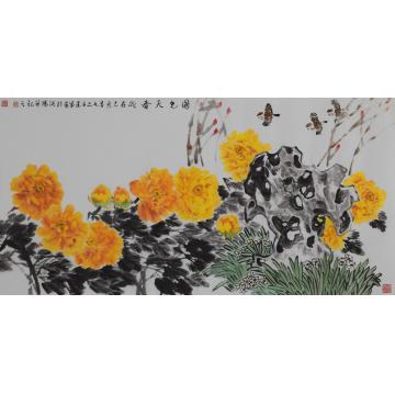 马建成国画花鸟国色天香字画之家