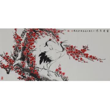 马建成国画花鸟富贵高情字画之家