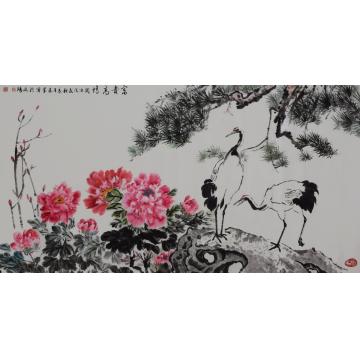 马建成国画花鸟富贵高情字画之家