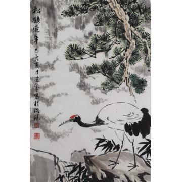 马建成国画花鸟松鹤延年字画之家
