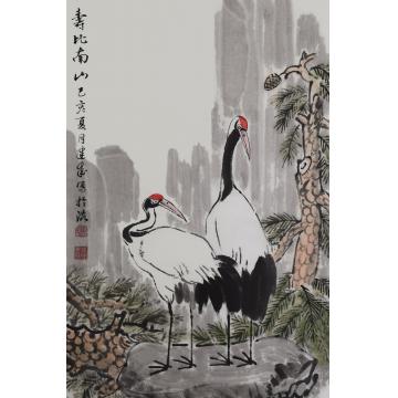 马建成国画花鸟寿比南山字画之家