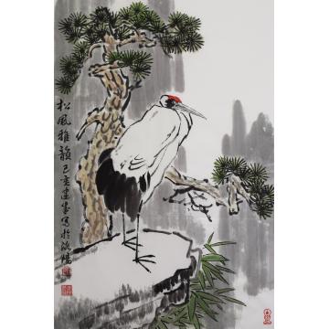 马建成国画花鸟松风雅韵字画之家