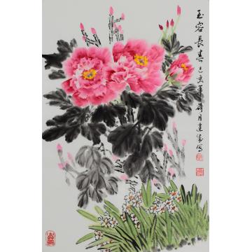 马建成国画花鸟玉容长春字画之家
