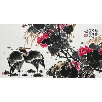 徐鸿海国画花鸟秋韵字画之家