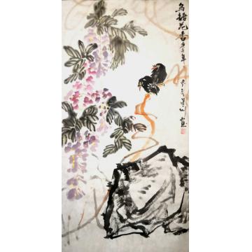 赵星州国画花鸟鸟语花香字画之家