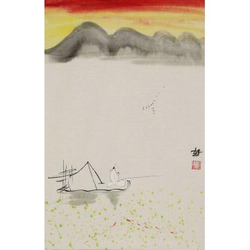赵芳国画山水禅境字画之家