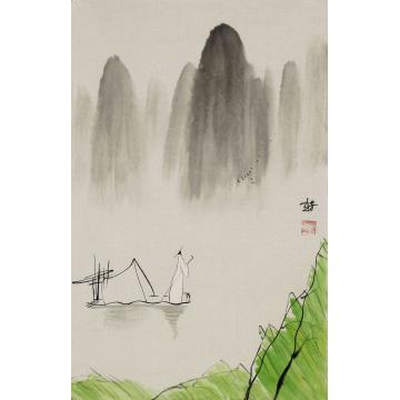 赵芳国画山水禅境字画之家