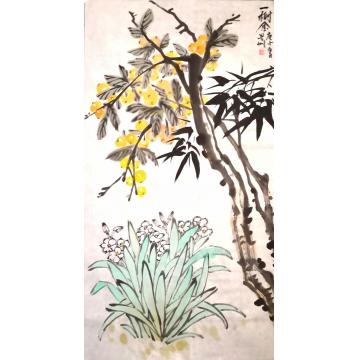赵星州国画花鸟一树金字画之家