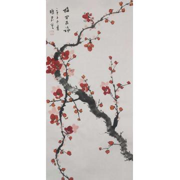 吴雅君国画花鸟梅开五福字画之家