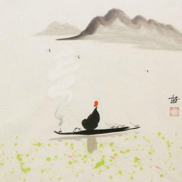 赵芳国画山水禅境字画之家