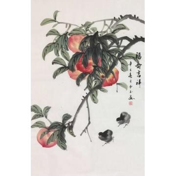 李子玉国画花鸟福寿吉祥字画之家