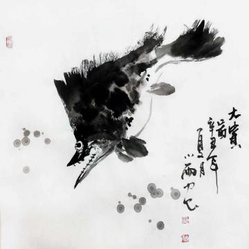 周小雨国画花鸟大贵图字画之家