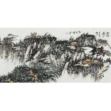 张新庆国画山水云门寿山字画之家