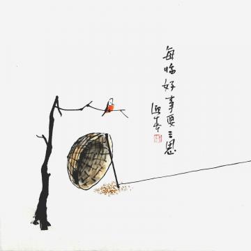 李迎春国画花鸟每临好事要三思字画之家