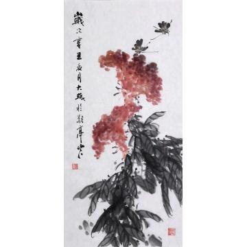 朱大成国画花鸟高冠图字画之家