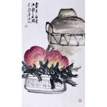 朱大成国画花鸟双寿字画之家