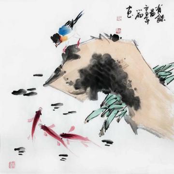 周小雨国画花鸟有余图字画之家