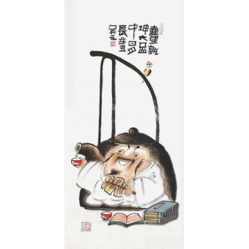 吴元国画人物壶里乾坤大字画之家