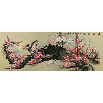 王颖国画花鸟喜上眉梢字画之家
