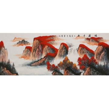 李章伟国画山水鸿运千秋字画之家