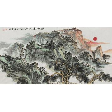 张继博国画山水稳如泰山字画之家