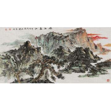 张继博国画山水稳如泰山字画之家