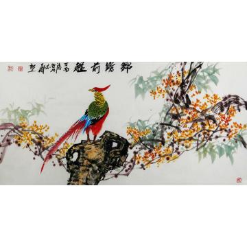 曲胜利国画花鸟锦绣前程字画之家