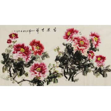 严雪胜国画花鸟富贵吉祥字画之家