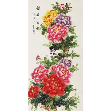 朱秋凤国画花鸟荣华富贵字画之家