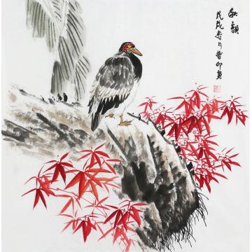 曹印国画花鸟秋韵字画之家
