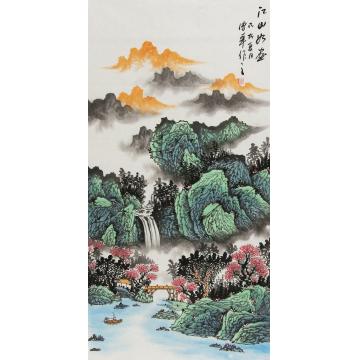 朱传华国画山水江山如画字画之家